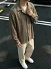 Camiseta Cubana Vazada Estilo Vintage Transfronteiriça, nova coleção primavera/outono, unissex, cor sólida, modelagem solta, camisa de malha de manga comprida