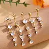 Fábrica de Joyería Yiwu Hecho a Medida Más Vendido Anillos para Ombligo, Collares, Pulseras, Anillos, Piercings de Nariz, Joyería para Ombligo con Forma de Corazón y Mariposa