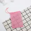 Bolsa de malha de nylon colorida estilo africano transfronteiriça para sabonete, rede de armazenamento de sabonete, dispositivo espumante, bolsa de sabonete portátil de secagem rápida