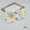 15cm Flor de Lírio de Filme Artificial Impressão 3D Lírio Evento de Casamento Flor de Mesa Flor de Carro Buquê de Flor Falsa DIY