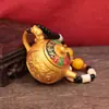 Llavero de Tetera de Unicornio Pintada, Artefacto de Mahjong, Colgante Pequeño, Adorno, Regalo, Adorno de Mano