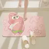 Alfombrilla de Barro Diatomeas Bob Esponja Alfombrilla de Baño Alfombrilla Absorbente para Pies Hogar Alfombrilla para Puerta de Entrada Venta al por Mayor