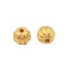 Corda de cabelo com contas de lanterna de abóbora de ouro duro de longa data, colar, pulseira, contas, contas, acessórios de joias DIY