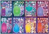 CM2306015 Horror Halloween Anime Infantil Monstruo Interactivo Padres e Hijos Rompecabezas Rompecabezas DIY Pegatina Facial