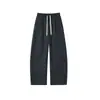 Calça Masculina Xadrez Wide Leg, Nova Primavera/Outono Retro Americano Solta de Perna Reta Esportiva Casual Calça Xadrez Curva