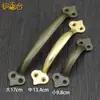 Manija de Puerta Ruyi Herrajes Pequeños Accesorios Gabinete Antiguo Puerta Cajón Retro Manija de Cobre Puro Todo Cobre Macizo Manija China