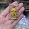 Adesivo de celular de ouro puro 999 2mg, adesivo criativo atraente para a sorte e promotor de riqueza, princesa por favor fique rica, adesivo de decoração para celular atacado