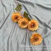 4 Cabeças de Flores de Lótus Artificiais para Decoração de Casamento, Arranjo de Flores de Crisântemo, Hibisco Artificial, Peônia, Decoração de Casa, Lótus, Camélia