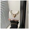 Bolso de Cadena de Paja para Mujer 2026 Primavera/Verano Nuevo Elegante Bolso Cuadrado Pequeño Bolso Tejido de Moda con Hebilla de Cierre