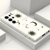 El más vendido en el Sudeste Asiático, las Líneas del Sol y la Luna Brillan Juntas, Adecuado para Funda de Teléfono de Silicona S23, Nuevo Modelo de Funda para Teléfono para S24/25/26U