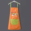 Crianças Avental Arte Pintura Roupas impermeável Anti-Dirty Cozinha Pintura Doméstica Macacão Desenhos Animados Meninos e Meninas com Mangas