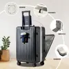 Maleta Multifuncional de Apertura Frontal, Maleta con Ruedas y Marco de Aluminio OEM, Maleta de Viaje para Actividades, Maleta con Cerradura de Contraseña, Maleta de Mano de 20 pulgadas
