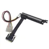 Cable de Extensión PCIe 3.0 a MiniPCI-E Cable de Extensión Adaptador de Tarjeta de Sonido de Portátil Tarjeta de Red Cable Adaptador de Extensión Cable Adaptador Externo