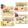 Regalo de Cumpleaños de Madera Transfronterizo Regalo en Efectivo Tarjeta de Felicitación Creativa Regalo de Amistad Personalizado Decoración Moderno Simple