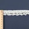 Encaje Plisado con Calados, Encaje Plisado de Punto de Trama, Nuevos Accesorios de Encaje para Cuello y Puño en Stock