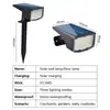 Luces solares de suelo transfronterizas, luces para césped de exterior, luces para paisajismo de jardín, luces para iluminación de árboles, luces solares para iluminación de árboles de jardín