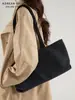 Bolsa Tote Súper Popular 2026 para Mujer, Estilo Coreano, Material de Lona de Alta Gama, Gran Capacidad, Versátil para el Trabajo, Bolso de Mano y Bolso de Hombro