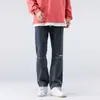 Jeans negros holgados de pierna ancha para hombre, marca trendy de primavera y otoño ins, rectos, vintage, pantalones tipo papá, directo de fábrica