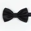 Vestido Rojo Negro Corbata Corbata de Hombre Pajarita Mejor Hombre Novio Vino Boda Estilo Británico Coreano Lazo