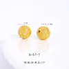 Accesorios DIY de Oro Arena de Larga Duración de Color Fuerte con Colgante de Broche Universal Tachonado de Diamantes, Calabaza, Separador de Flor de Cuatro Hojas, Pulsera y Colgante para Joyería