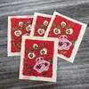 Thangka de Tíbet Nepal de Venta Caliente Pintado a Mano Puro Dios Rojo de la Riqueza Núcleo de Tarjeta 4*5