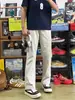 Pantalones Casuales Rectos Color Caqui Estilo Americano Nuevos para Hombre Verano Viajes al Aire Libre Senderismo