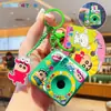 Llavero Auténtico de Crayon Shin-Chan, Lindo Colgante de Dibujos Animados, Muñeco Estéreo, Colgante para Mochila Escolar, Pequeño Regalo Creativo para Parejas