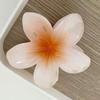 Pinzas para el cabello de Plumeria Coloridas Transfronterizas Europeas y Americanas, Pinzas de Garra de Gama Alta y Exquisitas, Accesorios para el Cabello de Pétalos de Flor, Pinzas de Tiburón de Flor de Bauhinia