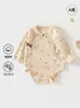 Ropa de Bebé para Primavera y Otoño, Mameluco Base para Todas las Estaciones, Body Antibacteriano Clase A para Bebé, Pelele Unisex para Recién Nacido