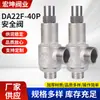 Válvula de Seguridad Personalizada de Acero Inoxidable Da22F-40P, Válvula de Apertura Total Roscada para Baja Temperatura, Válvula de Gas, Válvula de Seguridad con Rosca Externa