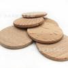 38mm Piezas Redondas de Haya en Blanco para Muelas Accesorios para Joyería DIY Hechos a Mano Material Pintura a la Laca Tronco de Madera