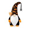 Nuevo muñeco sin rostro de Halloween transfronterizo, gnomo de Halloween, escoba, adornos, araña, murciélago, decoraciones