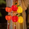 Lanterna "Ruyi" com tema de Caqui 2026 Novo Modelo Lanterna Iluminada Portátil Infantil Estilo Antigo Lanterna do Palácio Pingente Decoração de Festival do Meio do Outono