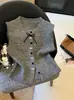Recomendado para colección personal~ Chaleco de Punto Cardigan Redondo con Lazo para Mujer Invierno Nuevo Estilo Único Chic Top para Superponer
