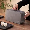 Bolsa para Set de Té de Viaje Sin Algodón Perla Algodón DIY Viaje Empaque Vacío Se Puede Usar para Empacar Varios Artículos y Se Puede Usar como Empaque Exterior con Logo