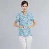 Ropa estampada multicolor para lavar a mano para hombres y mujeres, batas quirúrgicas de manga corta, ropa interior para personal médico, uniformes de enfermería de comercio exterior