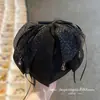 Seleção Premium2026 Novo Prendedor de Cabelo Garra com Laço para Rabo de Cavalo com Strass, Penteado Elegante para um Look de Menina Jovem, Coleção de Prendedores de Cabelo
