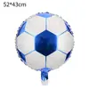 Globo de decoración de cumpleaños infantil de aluminio de 18 pulgadas con forma de molino de viento, piruleta, fruta redonda, fútbol, baloncesto, voleibol