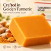 Jabón de cúrcuma de comercio exterior transfronterizo, crema de cúrcuma, jabón de cúrcuma, traje de cuidado, jabón iluminador, jabón hecho a mano