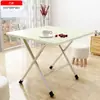 Mesa Dobrável Mesa de Jantar Aluguel Quarto Mesa Pequena Mesa de Jantar Dobrável Montagem Simples Barraca Dormitório Uso Externo Doméstico
