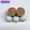 Fábrica de Anhui al por mayor importado Cabeza de bádminton de corcho Cabeza de bola doble Cabeza de bola de pluma de pato de rango medio de madera bola de corcho