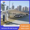 Fabricante Personalizado Estrutura de Membrana Exterior Posto de Carregamento Abrigo para Carros Carro Elétrico Posto de Carregamento Toldo Abrigo de Estacionamento