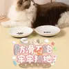 Venta Directa de Fábrica Especial Redondo Cerámico con Fondo Plano de Silicona para Mascotas, Base Antideslizante, Plato para Snacks, Multiusos