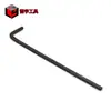 Llave Hexagonal de Cabeza Plana 2-10mm Tipo L Llave Hexagonal Extendida Llave Hexagonal Negra Herramientas para Ferretería