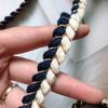 Cinta fragante de Corea del Sur, bricolaje, de doble color, de 8 hebras, para sombreros, accesorios de encaje para prendas de vestir, venta al por mayor