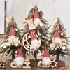Decoraciones Navideñas Nuevas Transfronterizas Colgantes Navideños Árbol de Navidad Hombre Mayor Sin Rostro Colgante de Rudolph