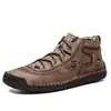Botas Martin de caña alta nuevas para Otoño e Invierno, Botines cortos hechos a mano en la punta para Hombre, Botas para Hombre de talla grande para Comercio Exterior, con forro polar para Exteriores