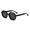 Gafas de sol europeas y americanas de montura pequeña con polígono irregular, gafas de sol para chica hot, populares, modernas para mujer, gafas de sol con placa adelgazante