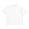 CJSD Color Sólido Básico Americano Pesado 320g Algodón Retro Cuello Redondo Camiseta Hombre Holgada Verano Manga Corta 1003
