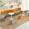 Área de Recepção Sofá Criativo Curvo Área de Descanso Sala de Espera Negociação Treinamento Instituição Recepção Lobby Sofá de Formato Especial Combinação